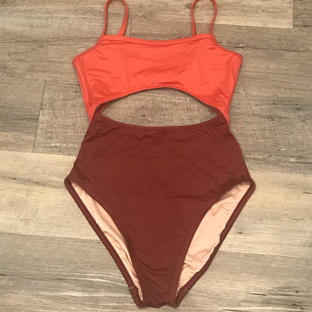 Madewell One Piece Cutout Swimsuit
